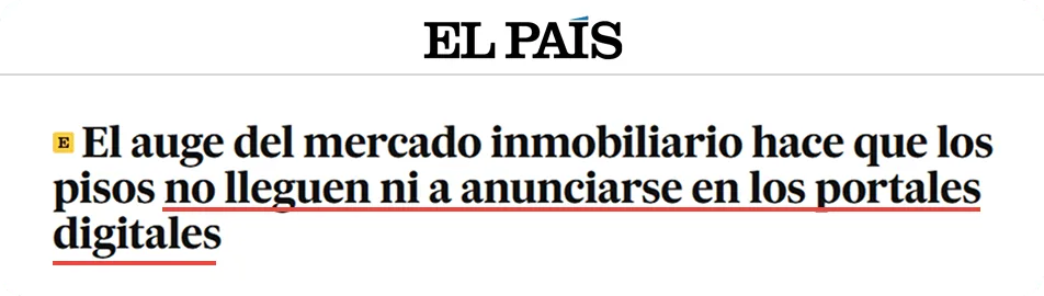 El País — El auge del mercado inmobiliario digital